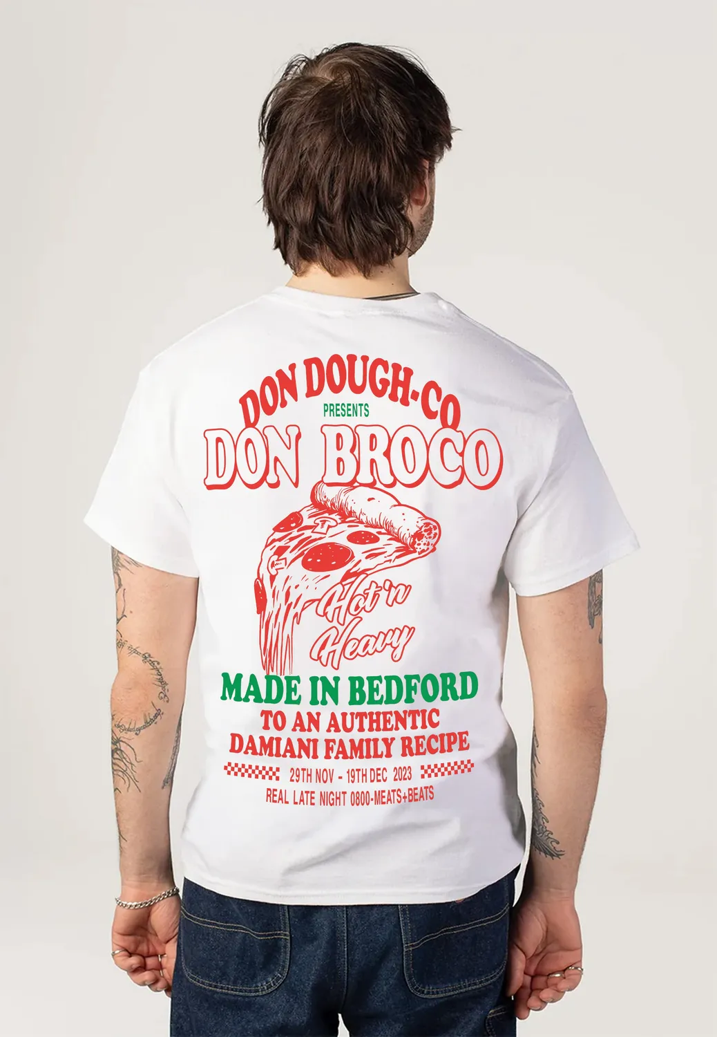 Impericon Don Dough White T-Shirt schwarz Jersey