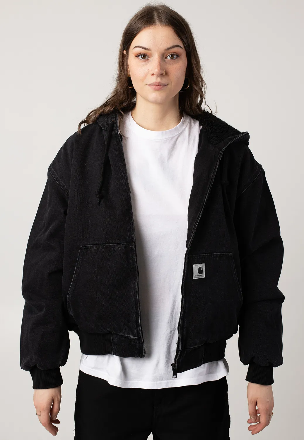 Impericon OG Active Stone Washed Jeansjacke schwarz