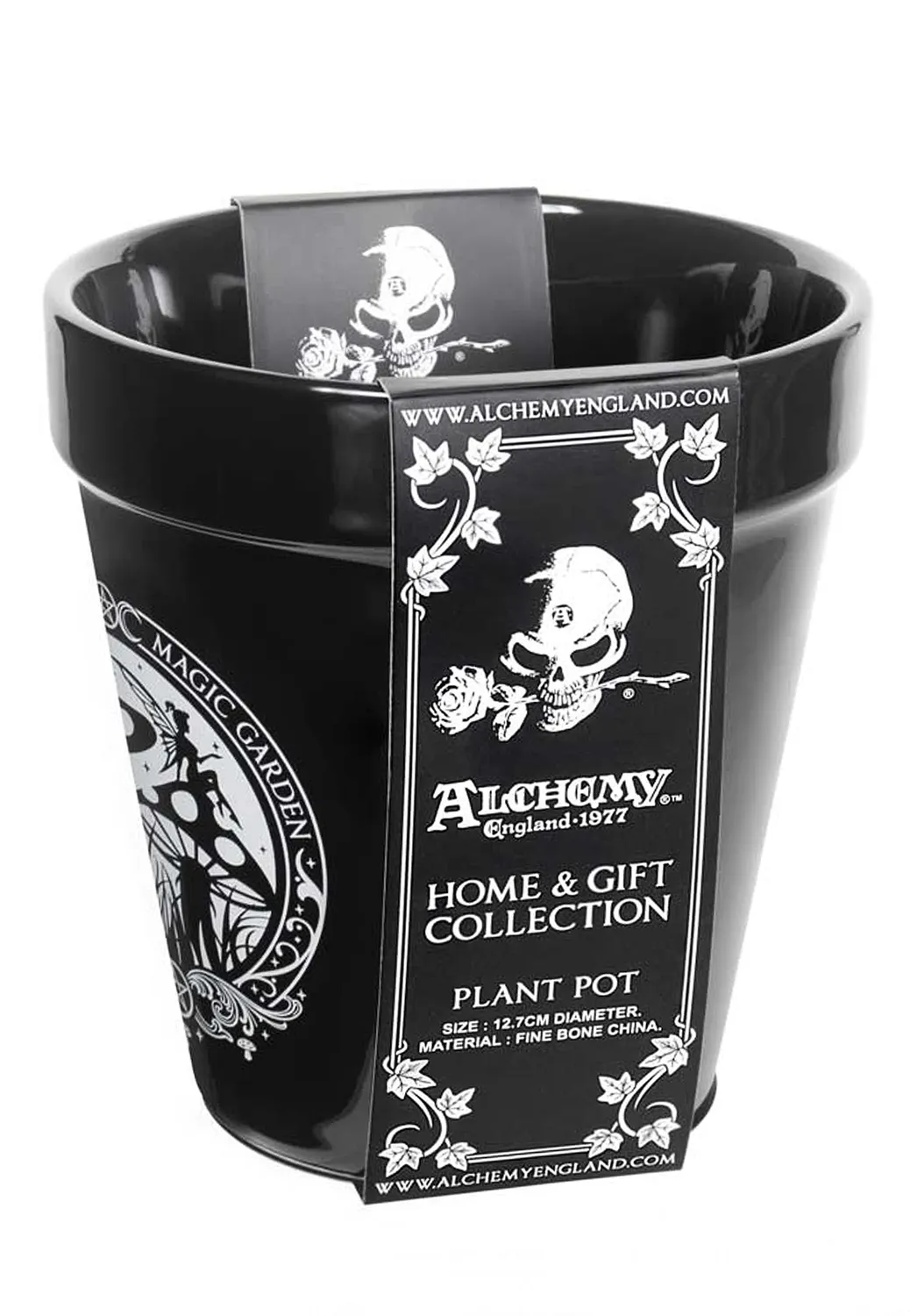 Impericon Magic Garden Blumentopf schwarz Keramik