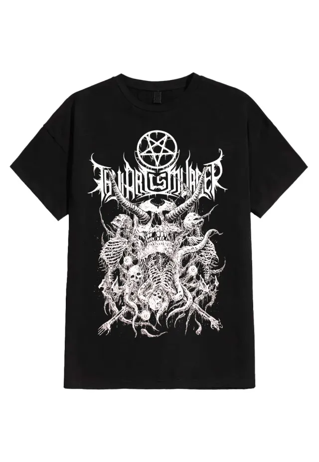 Impericon Riddick Skull T-Shirt Schwarz Deathcore