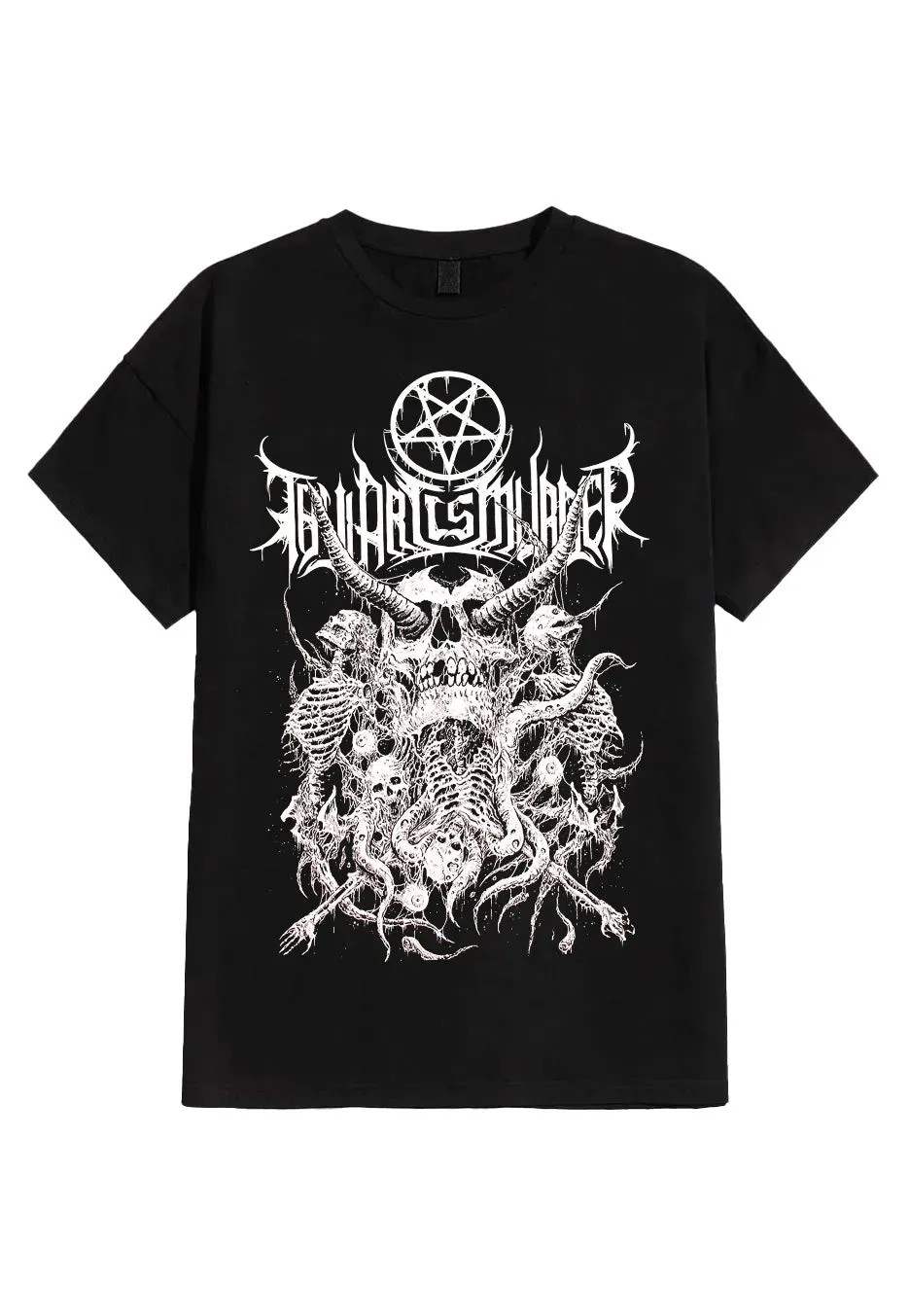 Impericon Riddick Skull T-Shirt Schwarz Deathcore