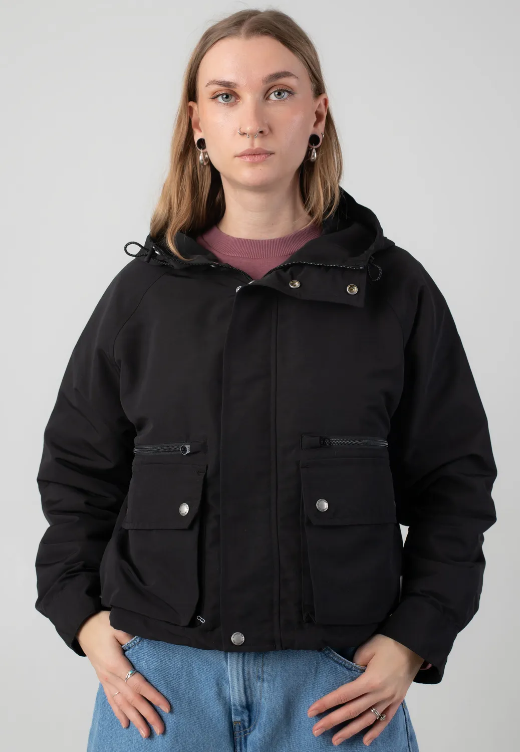 Impericon Irwin Black Jacke schwarz Kurz