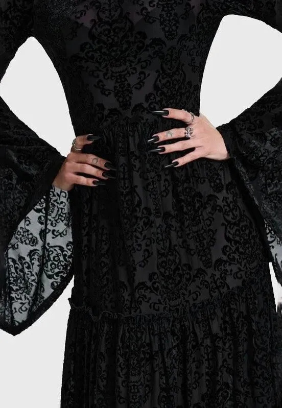 Impericon Daemon's Hex Maxi Black Kleid Spitze