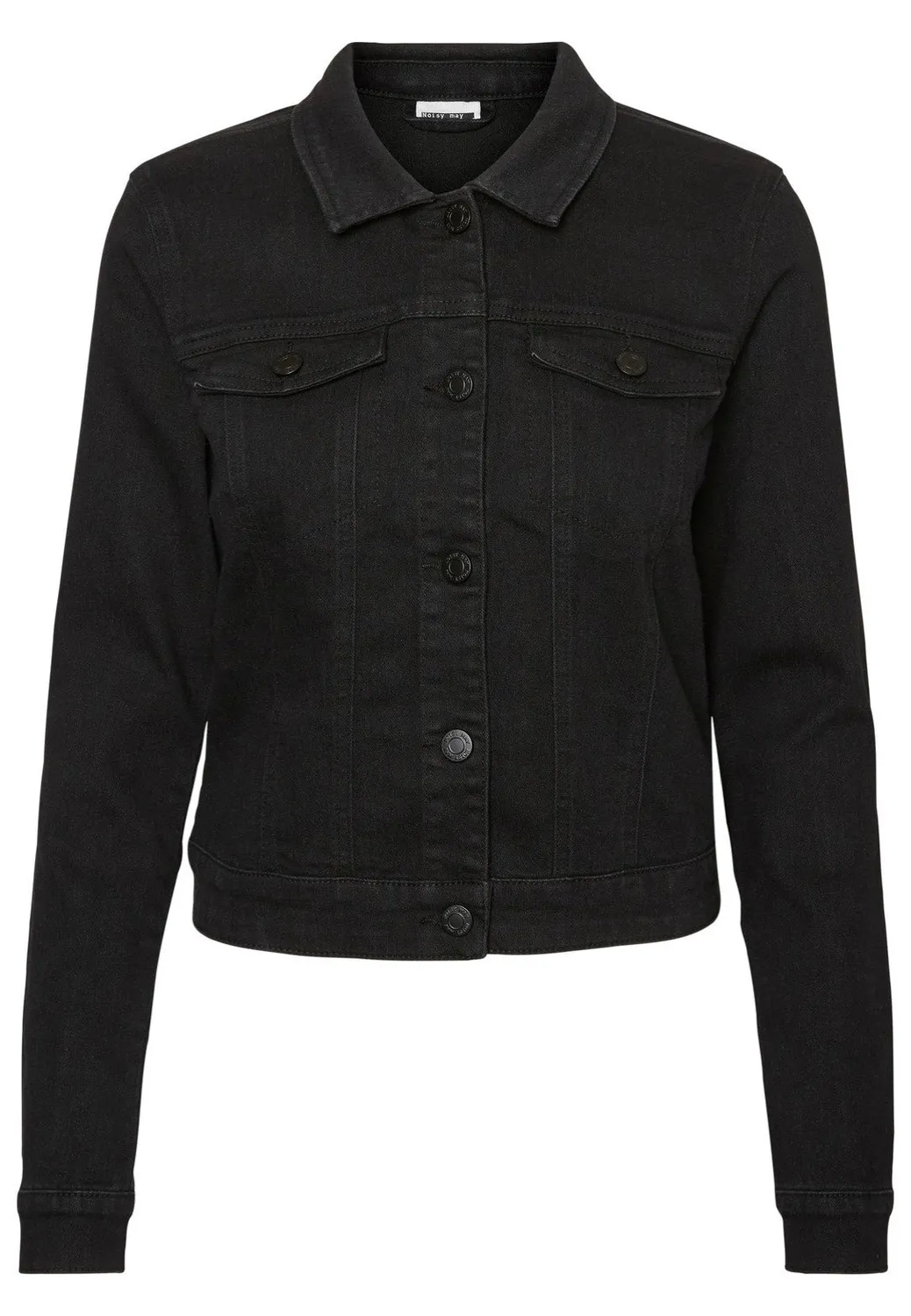 Impericon Debra Black Jeansjacke Damen schwarz kurz