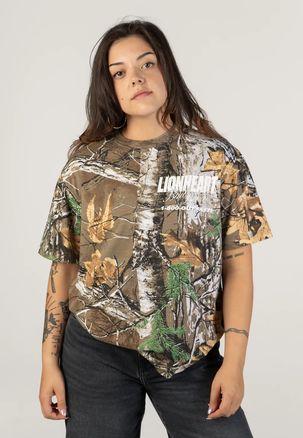 Impericon Bail Bonds Real Camo T-Shirt grün