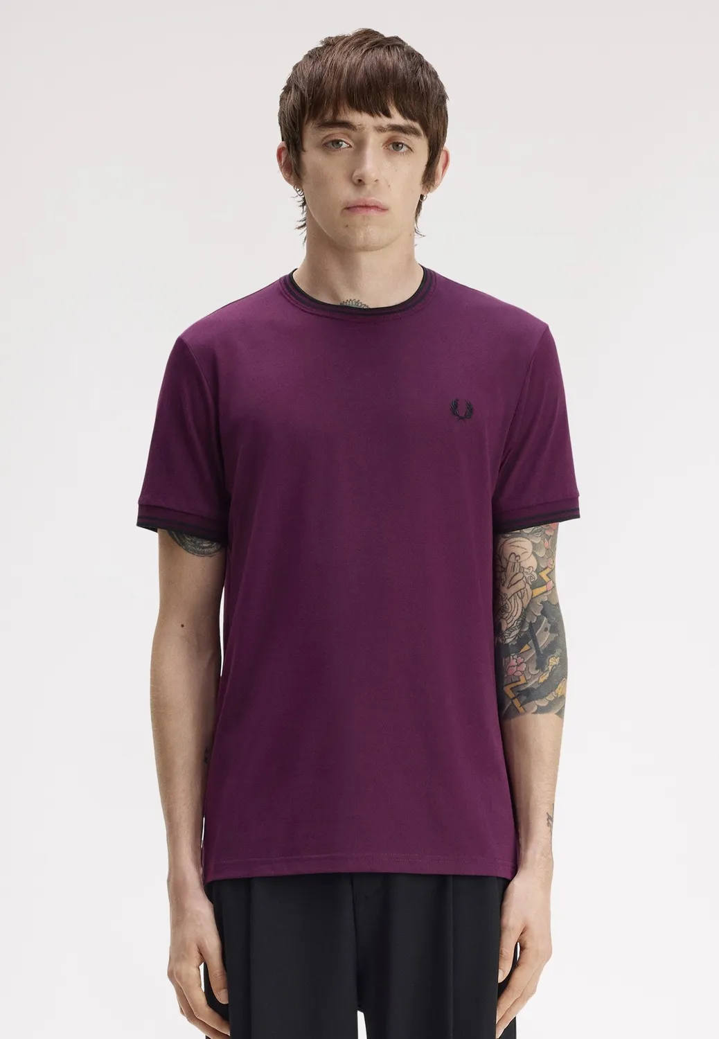 Impericon Twin Tipped T-Shirt Plum Black Jersey