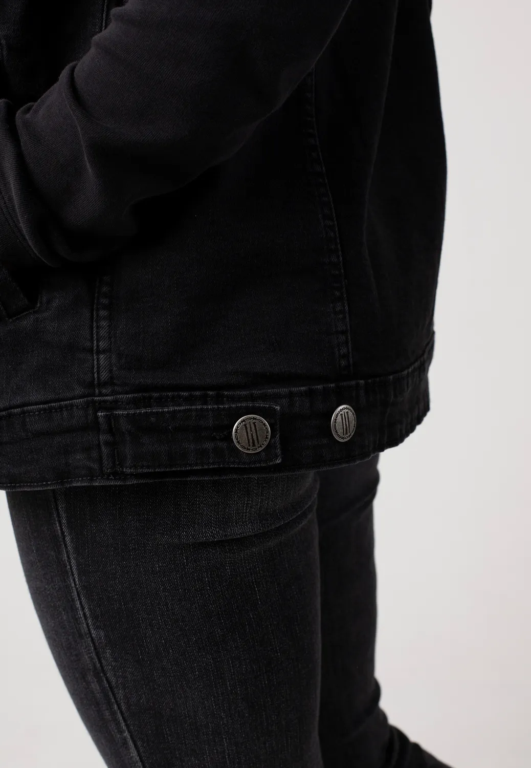 Impericon Neil Denim Black Jeansweste Schwarz