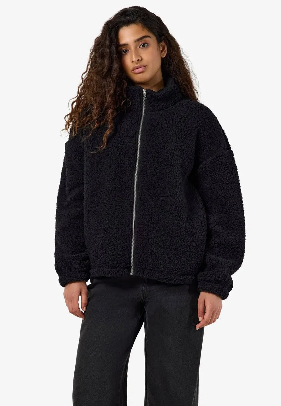 Impericon Luca Check Soft Fleece Jacke schwarz Fleece