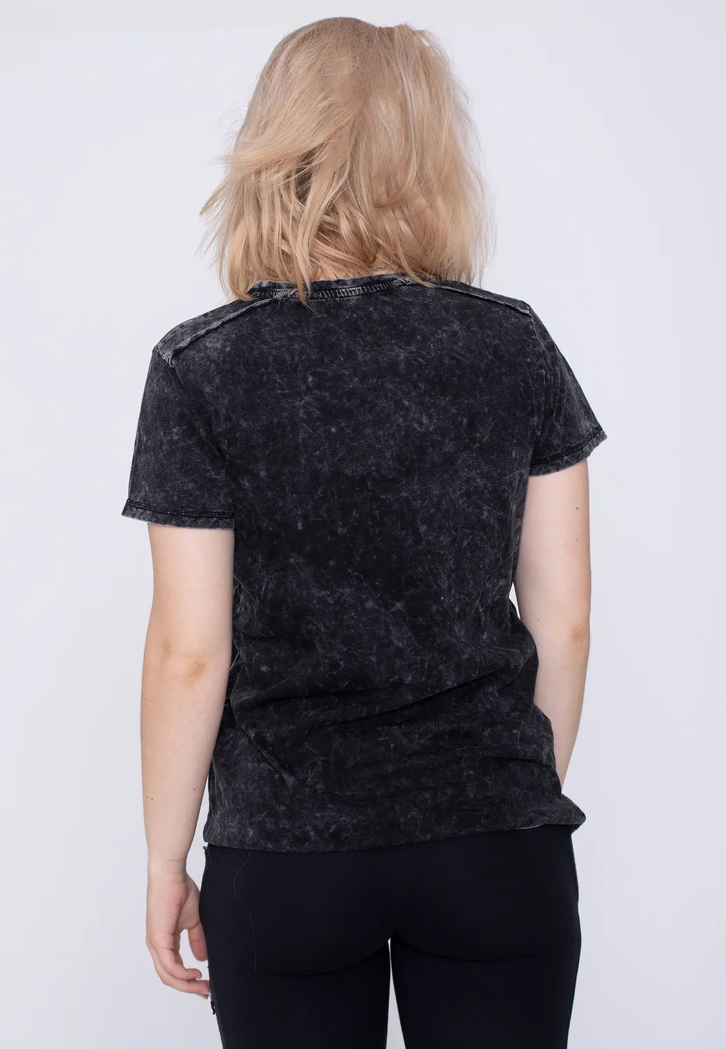 Impericon Self Portrait Snow Wash T-Shirt schwarz