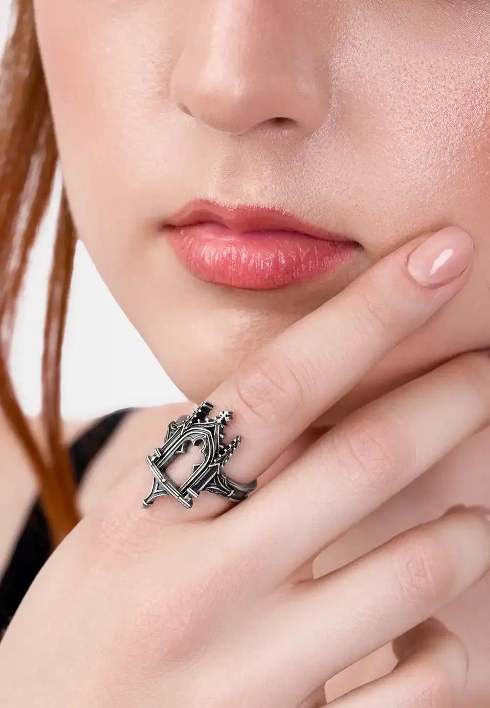 Impericon Sancta Lux Silver Ring silber Metalllegierung