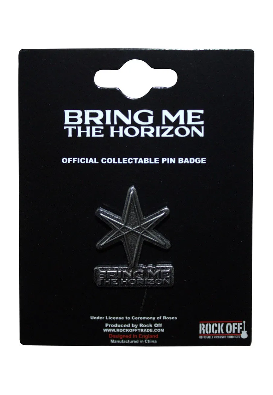 Impericon 6-Point Star Pin Badge grau Onesize
