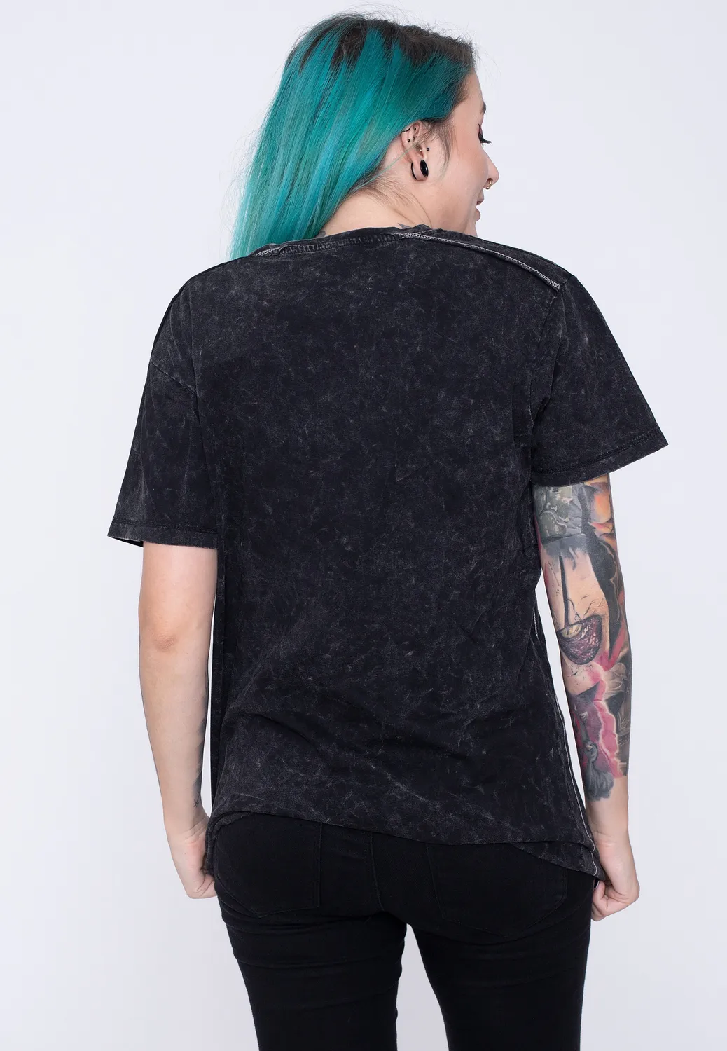 Impericon Presidential Seal Snow Wash T-Shirt schwarz