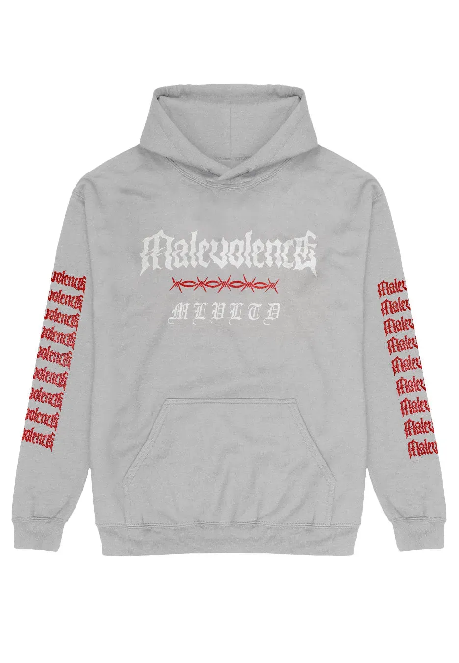 Impericon Barbed Wire Sportsgrey Hoodie grau Unisex
