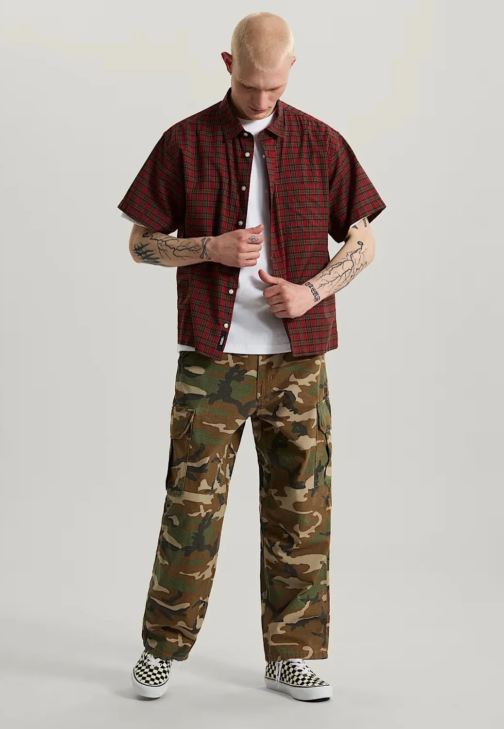 Impericon Para Baggy AOP Cargo Hose Camo