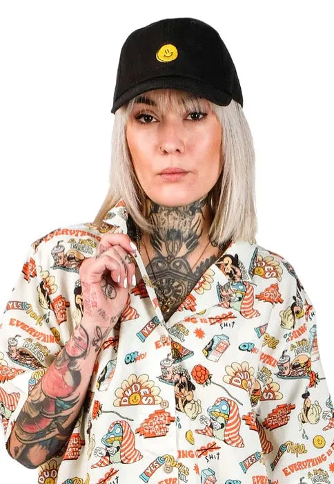 Impericon Pill Black Cap schwarz Strapback Baumwolle