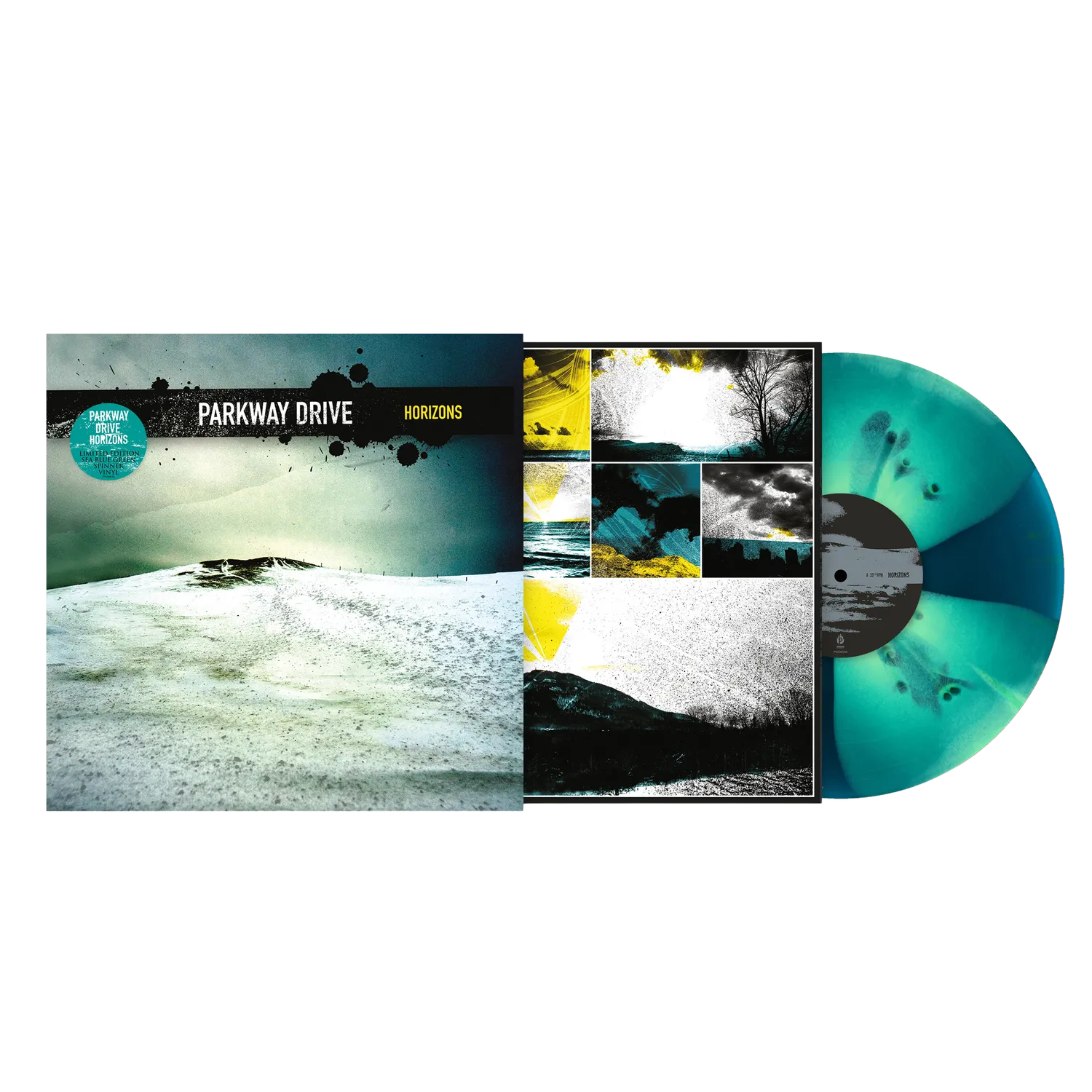 Parkway Drive Horizons Tracklist Bundle T-Shirt + LP + 7''