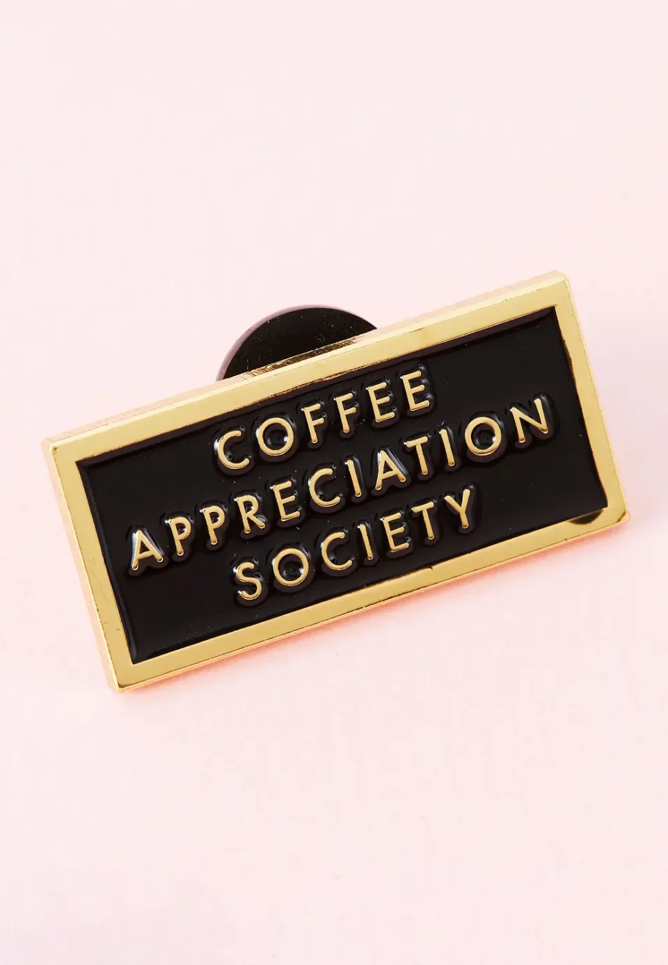 Impericon Coffee Appreciation Society Pin schwarz Emaille