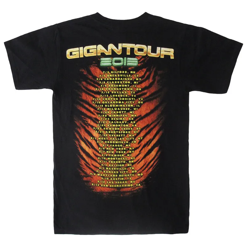 Megadeth 2013 Gigantour T-Shirt schwarz Tourdaten