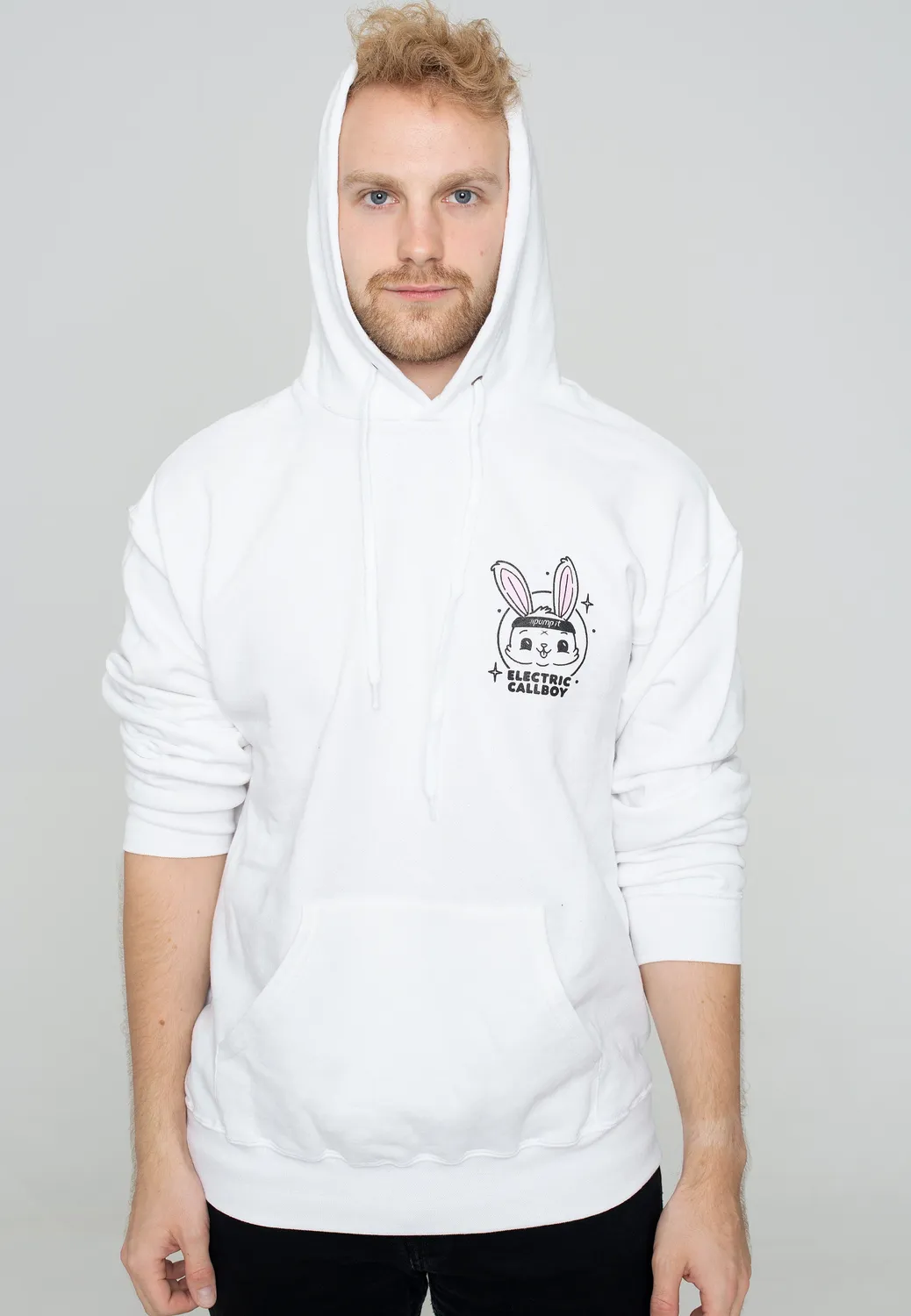 Impericon Pump It Bunny Hoodie weiß Unisex Metalcore