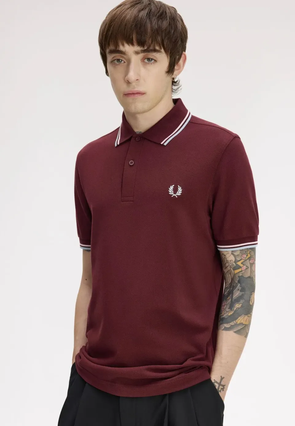 Impericon Twin Tipped Oxblood Polo Baumwolle burgund Neuheit