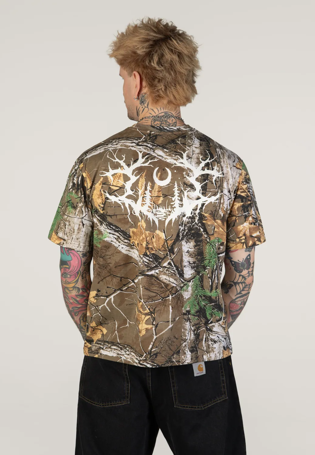 Impericon Logo Real Camo T-Shirt grün
