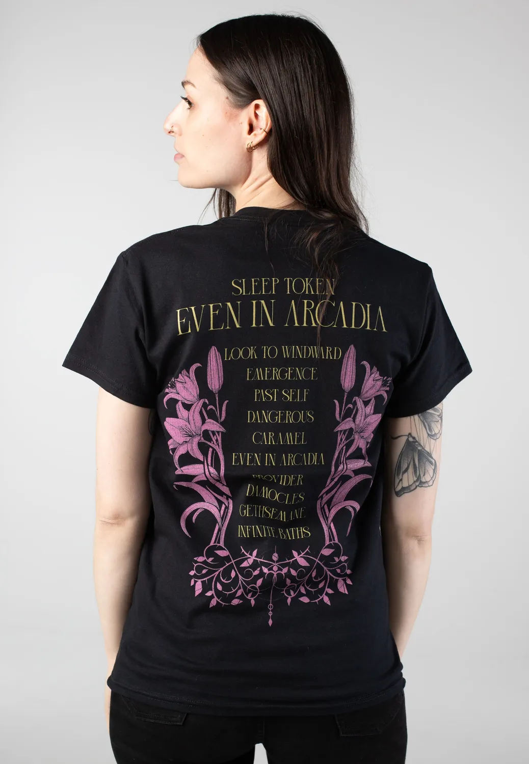 Impericon Even In Arcadia Tracklist T-Shirt schwarz