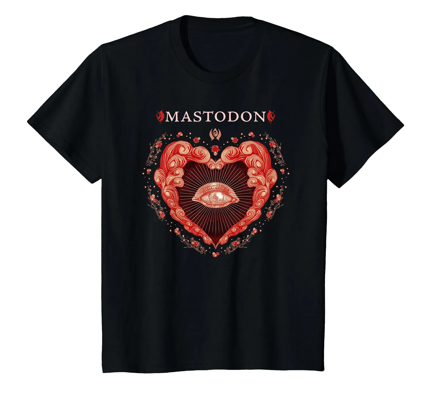 Mastodon Cts Heart T-Shirt Herz-Print