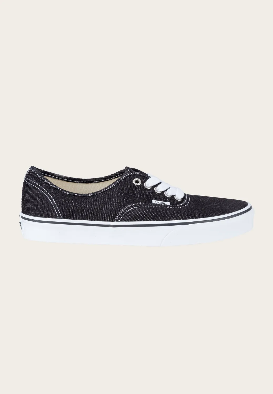 Impericon Authentic Denim Black/White Skate-Schuhe Canvas Low