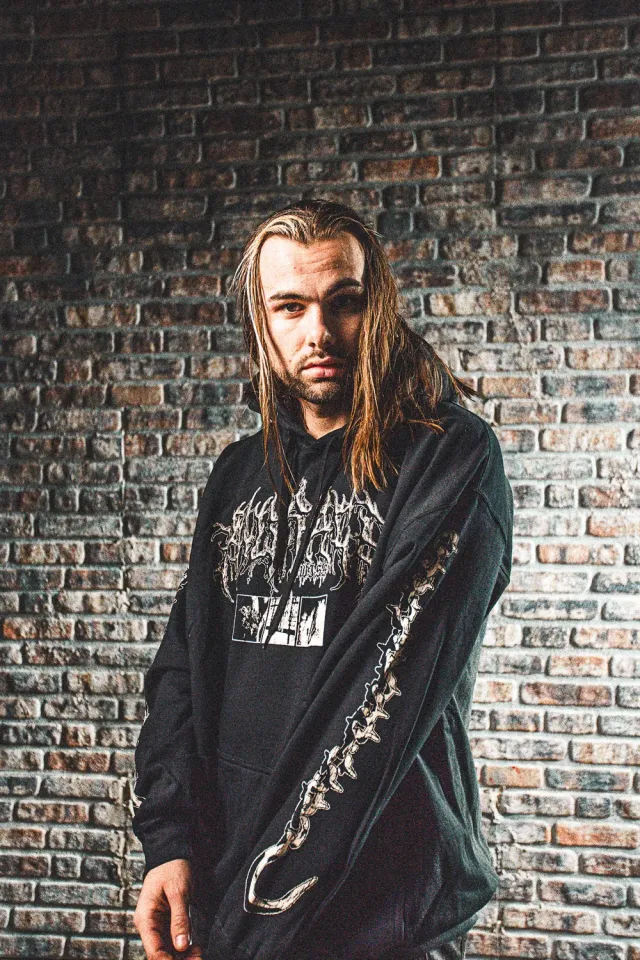 Paleface Swiss The Wilted Hoodie schwarz Front+Backprint