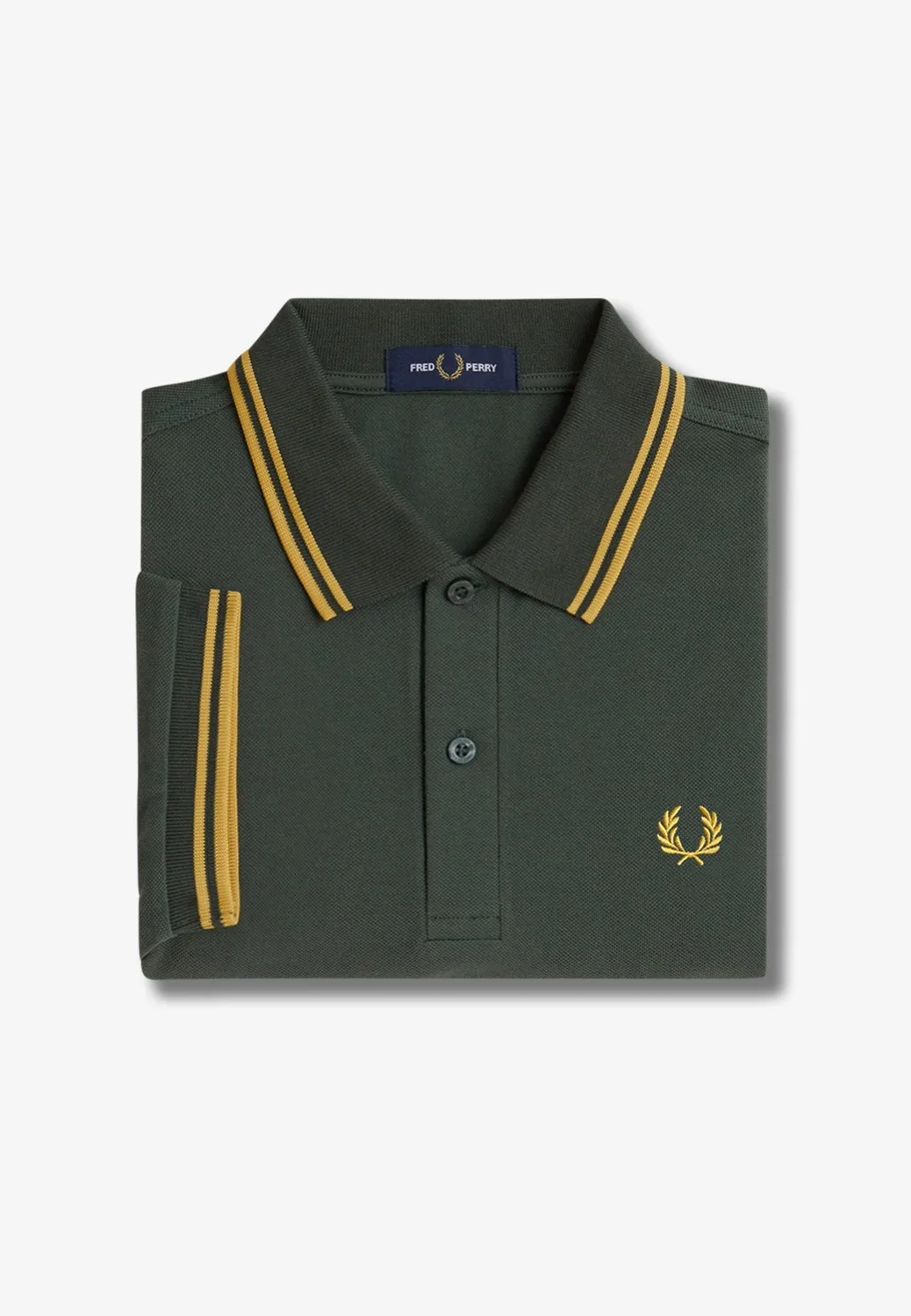 Twin Tipped Court Green Honeycomb Polo Herren S-3XL