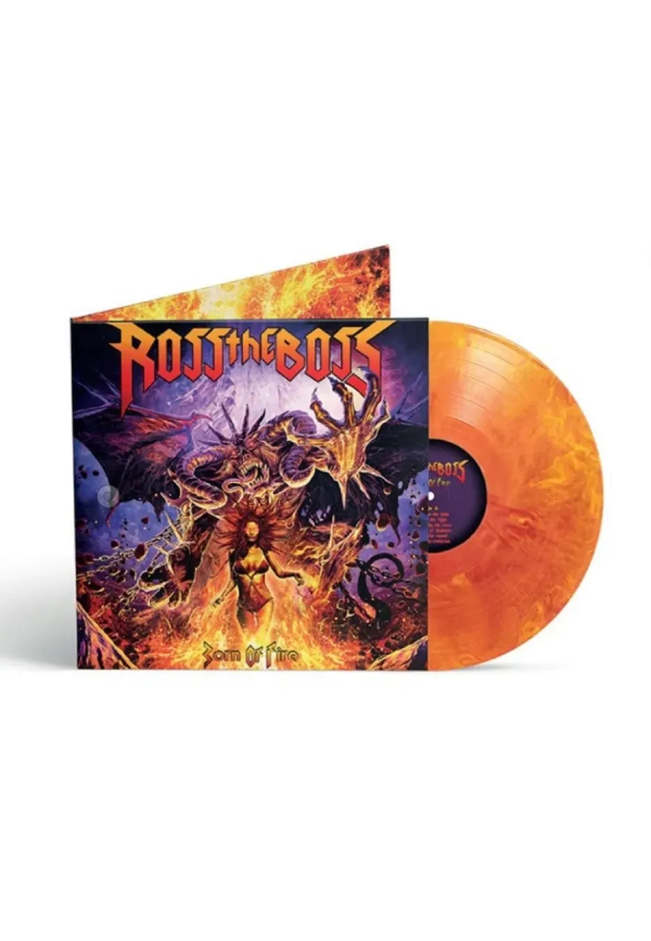 Impericon Born On Fire Marbled Vinyl orange Heavy Metal
