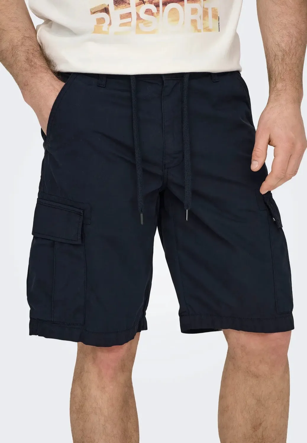 Impericon Loc 0157 Black Cargo Shorts Schwarz