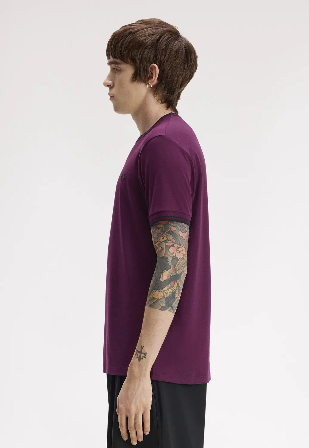 Impericon Twin Tipped T-Shirt Plum Black Jersey