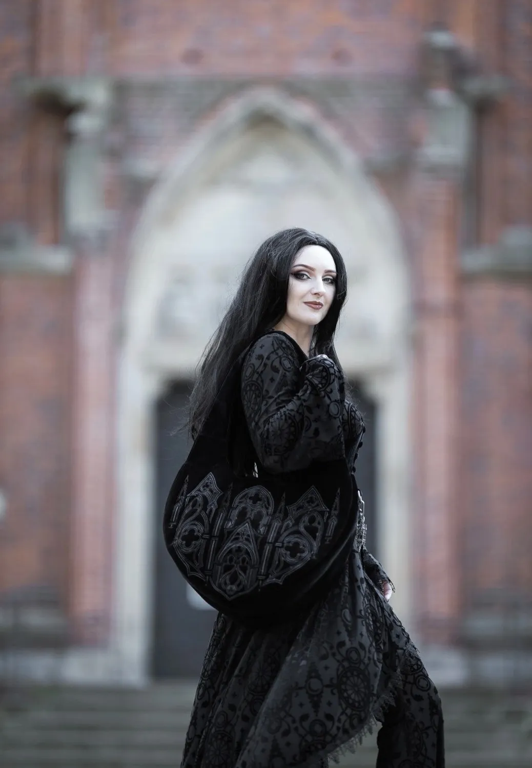 Impericon Velouria Black Tasche Samt Onesize