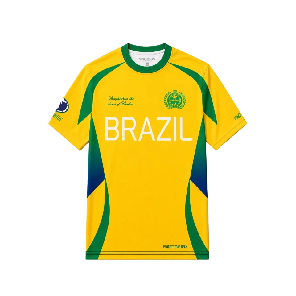 Wu-Tang Global Pride Brazil Trikot Gelb Grün Nr. 36
