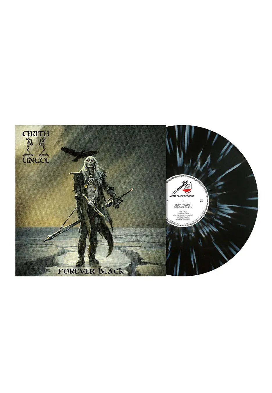 Impericon Forever Black Ltd. Vinyl Splatter schwarz-weiß