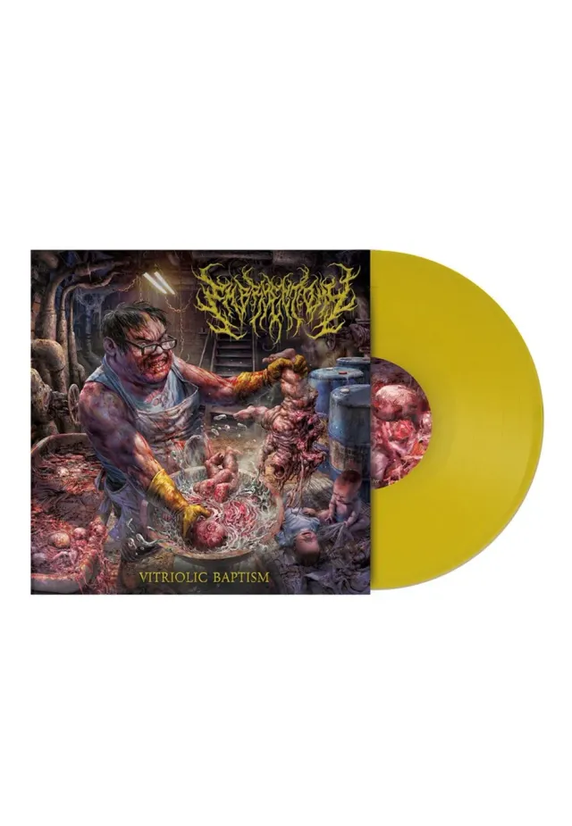 Vulvodynia Vitriolic Baptism Ltd. Yellow Vinyl LP limitiert