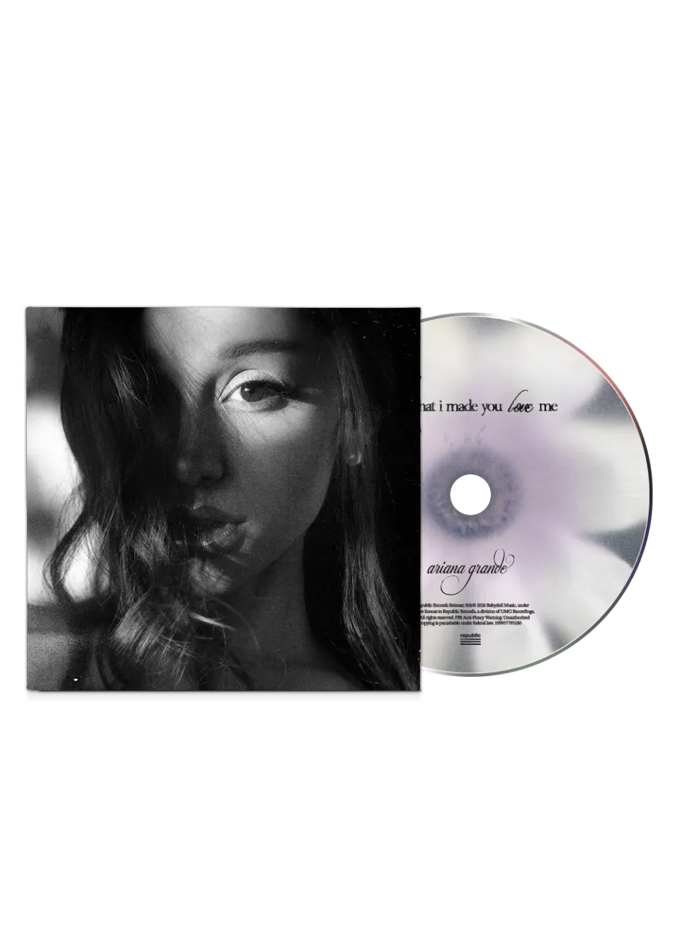 Ariana Grande hate that i made you love me CD Single A-cappella