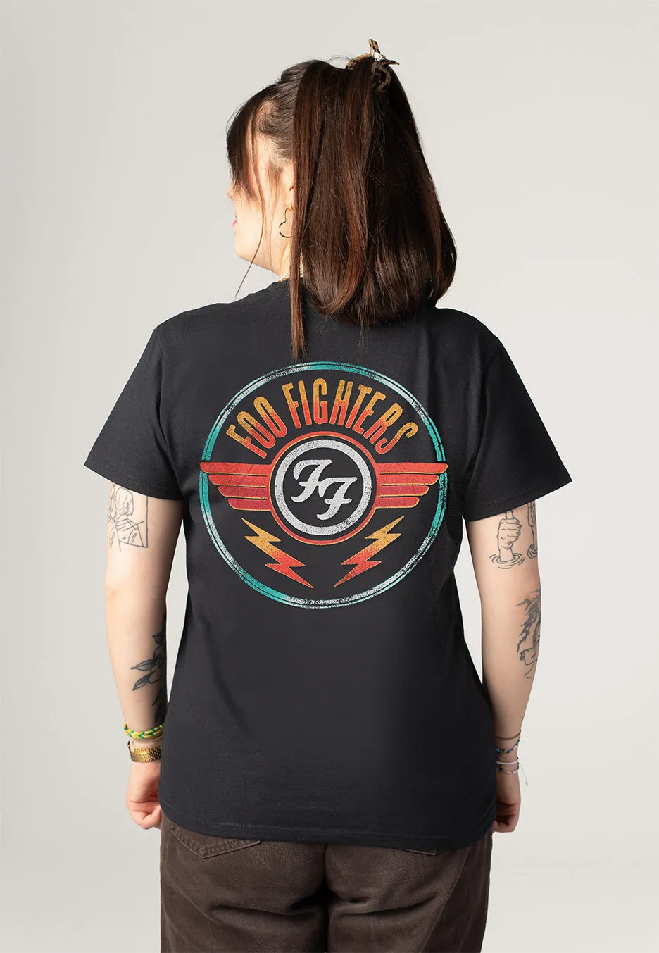 Impericon Wings T-Shirt Charcoal Jersey Unisex