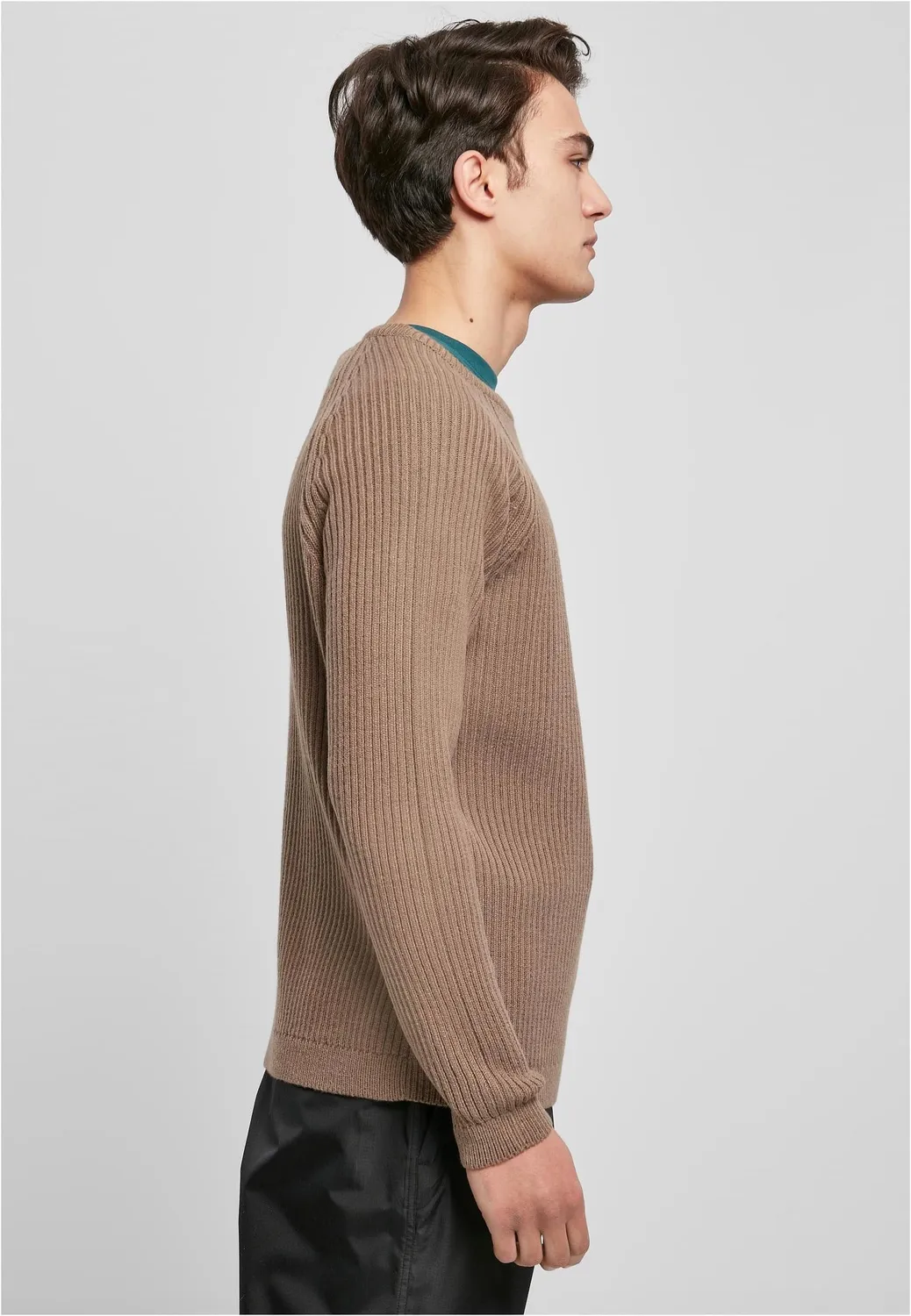 Impericon Ribbed Raglan Dark Khaki Pullover Strick