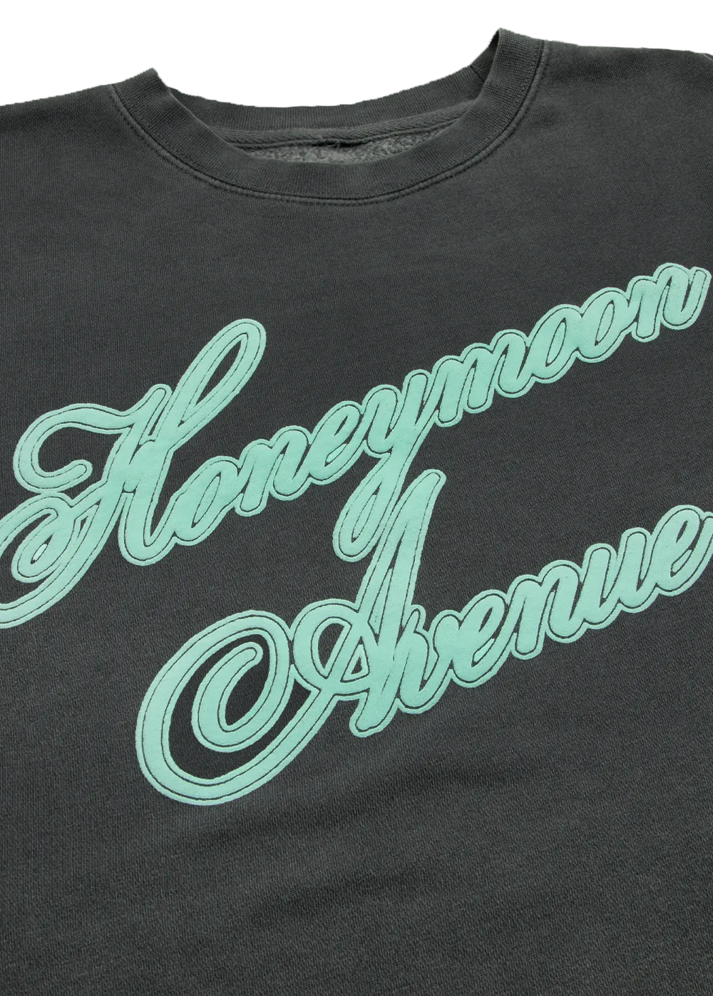 Ariana Grande Honeymoon Avenue Crewneck Puff-Print Baumwolle