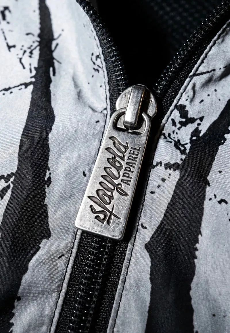Impericon Chrome Scars 3M Reflective Windbreaker Black White