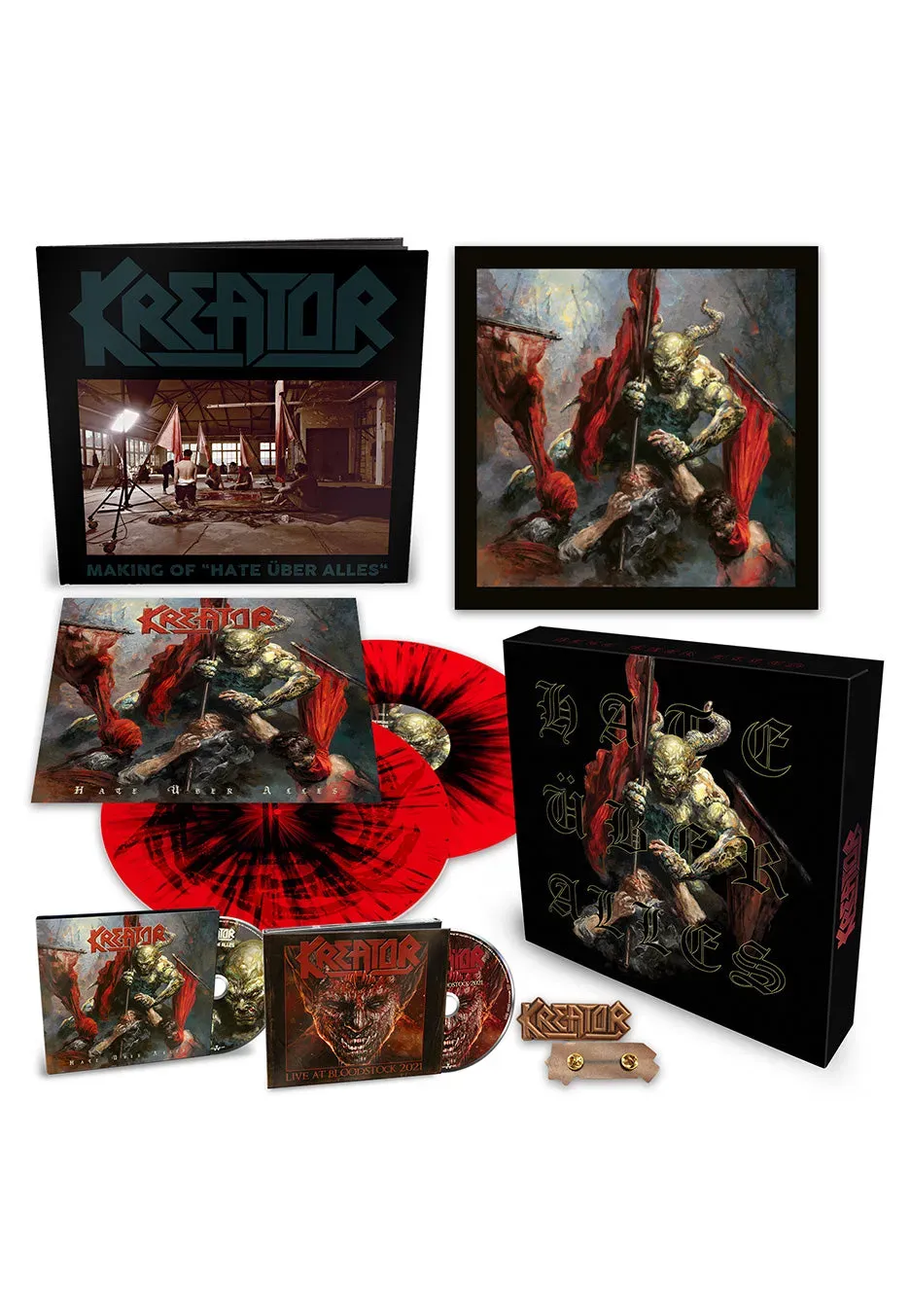 Impericon Hate Über Alles Red Black Box Vinyl limitiert
