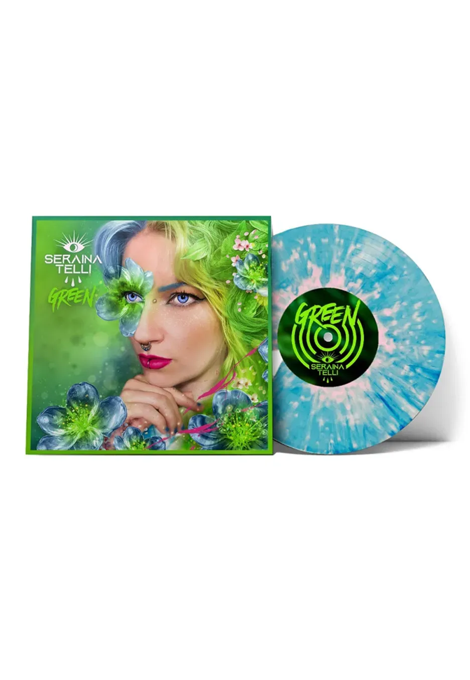 Impericon Green Vinyl Blau Pink marmoriert limitiert