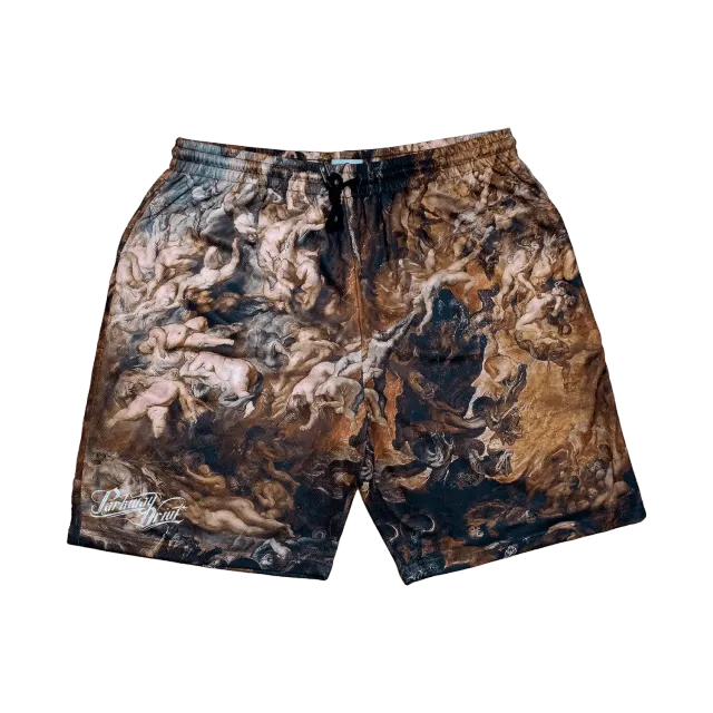 Parkway Drive Reverence Mesh-Shorts Allover-Print