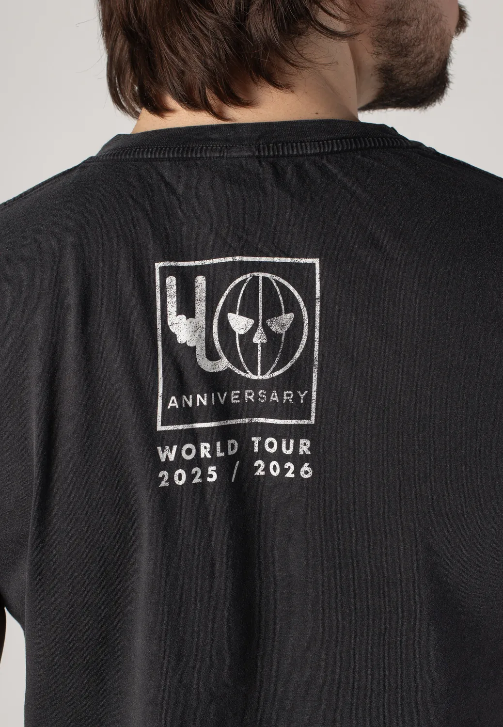 Impericon Classic Logo Acid Washed T-Shirt schwarz