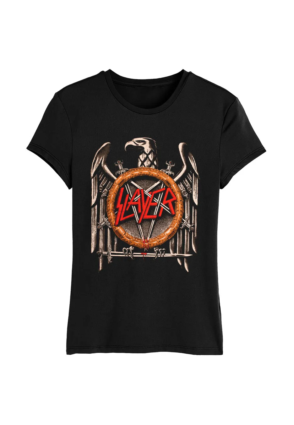 Impericon Eagle Girly T-Shirt M schwarz Thrash Metal