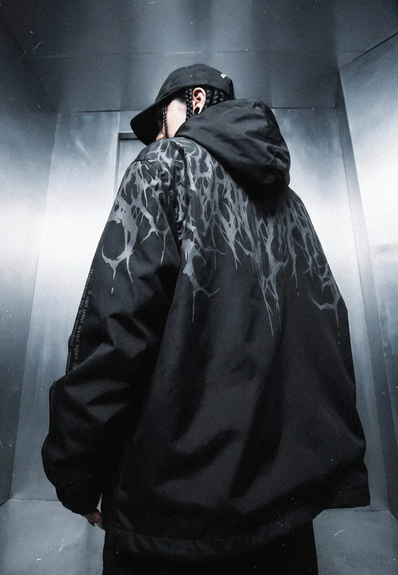 Impericon Reign Of Blood Black Grey Windbreaker