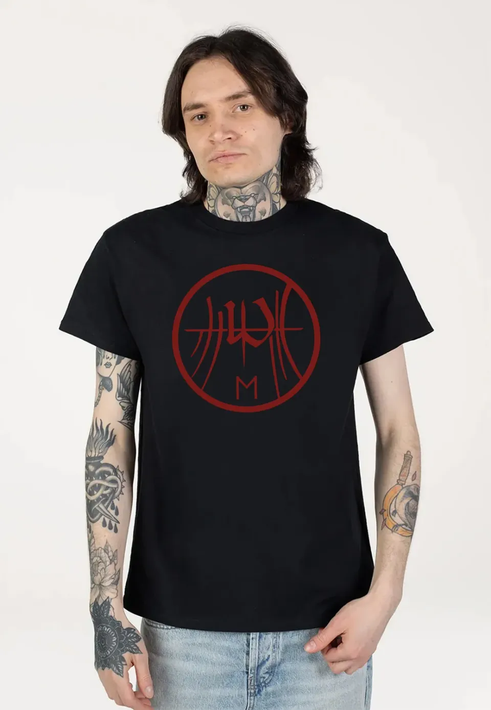 Impericon E T-Shirt schwarz Jersey kurzarm