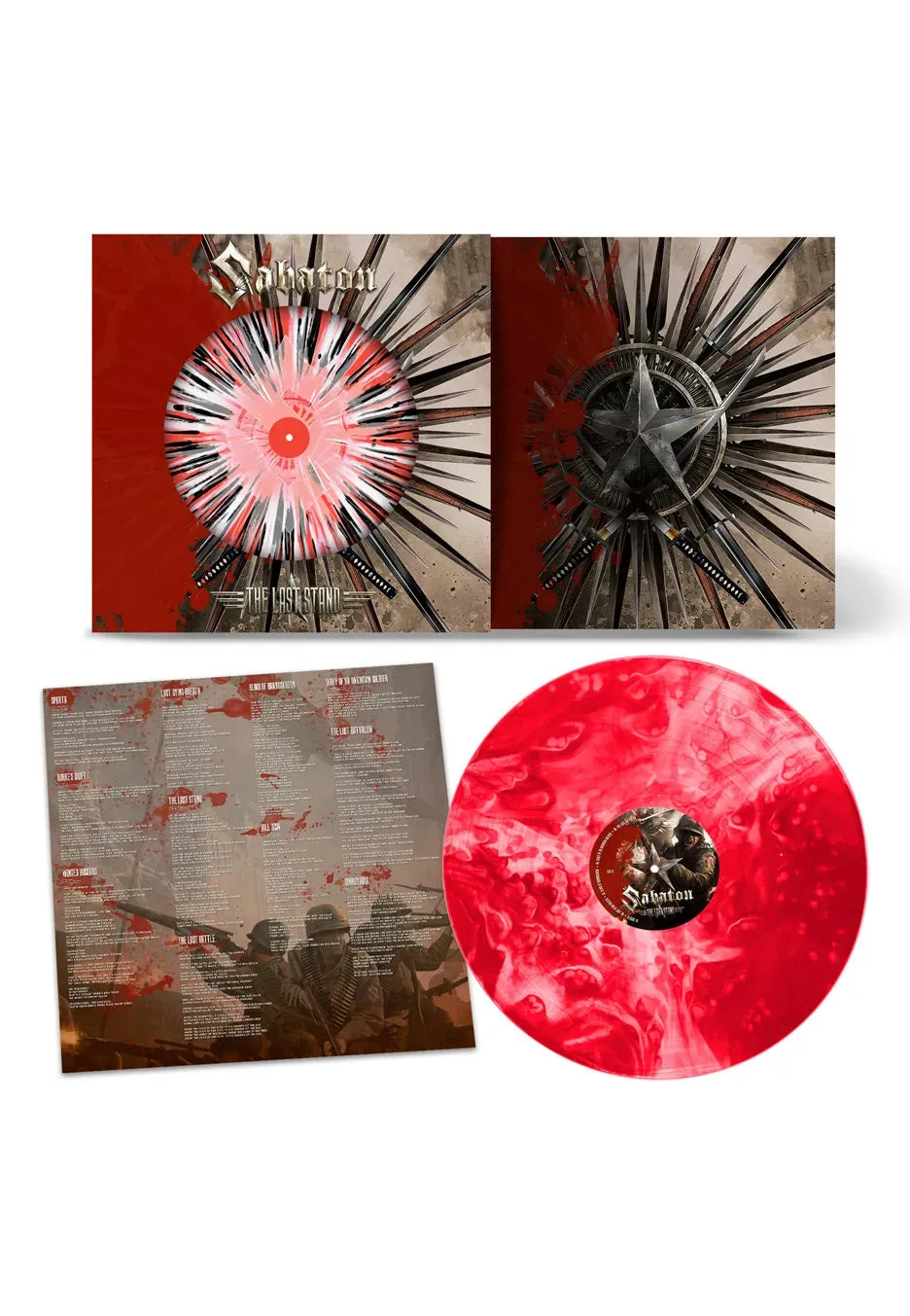 Sabaton The Last Stand 10th Anniversary Vinyl marbled 2LP